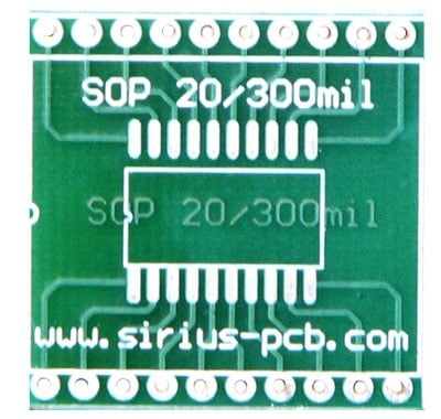 Цокъл платка SOP20/300MIL