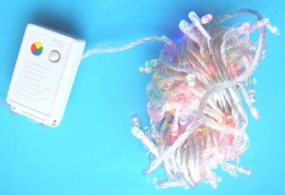 Светещ гирлянд със 100 RGB диода