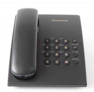 Телефонен апарат PANASONIC KXTS500 черен