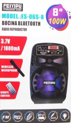 Тонколона ES-06S-8 MP3 FLAC FM Bluetooth RC