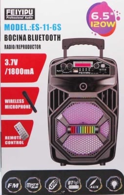 Тонколона ES-11-6S MP3 FM Bluetooth RC