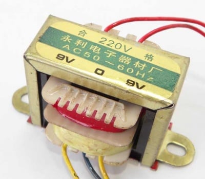 Трансформатор 2x9V/0.30A