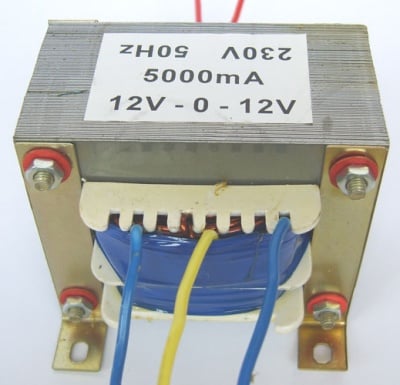 Трансформатор 2x12V/5.0A