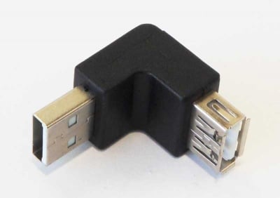 Букса USB-AM/AF 90-02