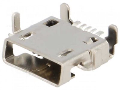 Букса USB micro A/BF SMD-92