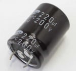 Кондензатор 220MF/200V 105C