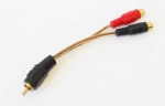 Кабел K-461-03/0.15м RCA/M - 2 RCA/F