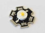 Светодиод 1WR бял топло 140lm с радиатор