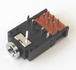 Гнездо за стереожак 3.5mm J128 с ключ