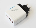 Адаптер 5V/3.0A PD240W USB-A USB-C