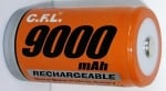 Акумулаторна батерия R20/9000mAh CFL
