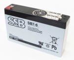 Акумулаторна батерия 6V/7AH SSB