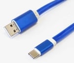 Кабел K-165-80/1м USB Micro C светещ