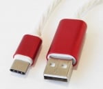 Кабел K-165-80/1м USB Micro C светещ
