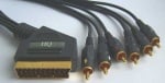 Кабел K-826 SCART-6 RCA