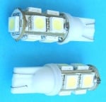 Лампа 12V LED T10 W0911 бяла