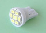 Лампа 12V LED T10 W0814 бяла