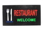 Светодиодна табела RESTAURANT WELCOME