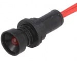 Светодиод 5mm червен 230V