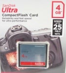 MEMORY CF CARD 4GB SANDISK
