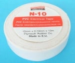 Изолационна PVC лента N10 15x10 WHITE