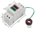 Измервателен уред волтметър, амперметър DIN-02