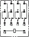 Реле 24V/3A MY4