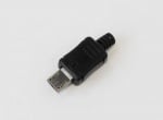 Букса USB micro B за монтаж на кабел