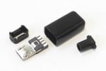 Букса USB micro B за монтаж на кабел