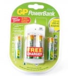 Зарядно устройство PB310USB GP с 4 R6/AA